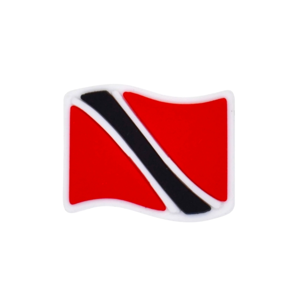 Trinidad & Tobago Flag Croc Charm | Team Trinidad Jibbitz |  | Bracelet Charm